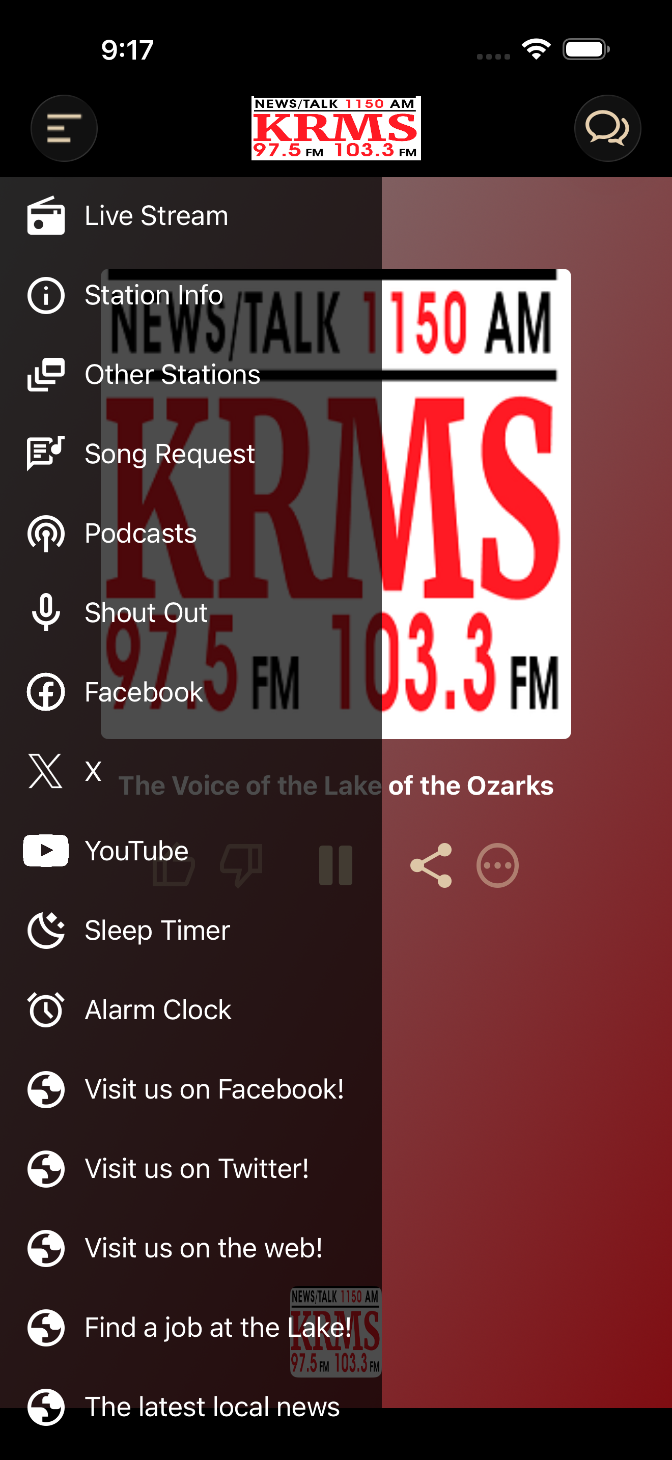 News/Talk KRMS screenshot 3