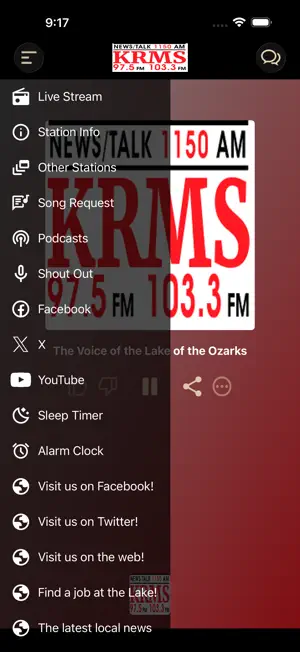 News/Talk KRMS screenshot 3