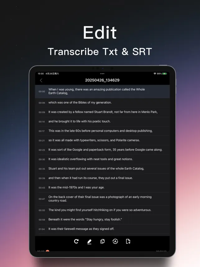 AI Transcribe-音声をテキストに変‪換‬4+_3