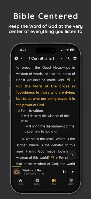JustHisWord Scripture Radio screenshot 3