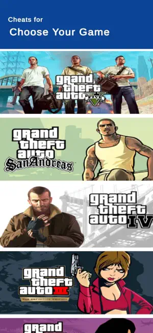 Cheats for V SA VC screenshot 3