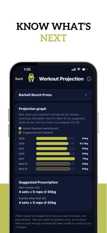 ExtraRep: Workouts & Analysis Screenshot 7 of 8