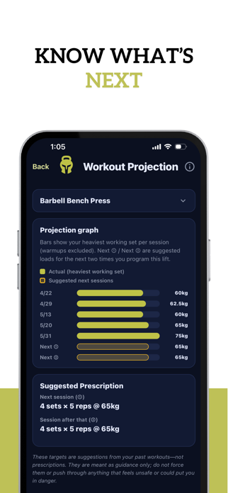 ExtraRep: Workouts & Analysis Screenshot 7 of 8