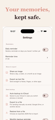 Three Seeds: Gratitude Journal Screenshot 6 of 6