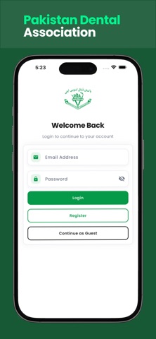Pakistan Dental Association screenshot