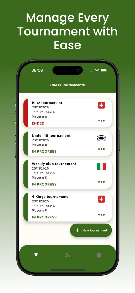 Chess Tournament Manager Pro - App de Deportes | MWM