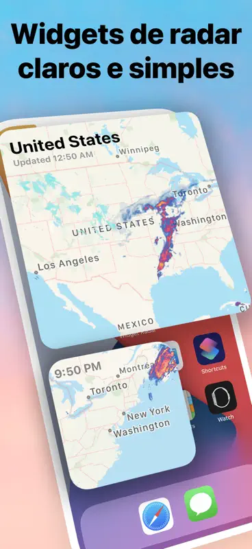 Weather Radar Widget: Chuva screenshot 2 of 9