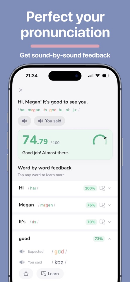Mirra: English Learning screenshot 3