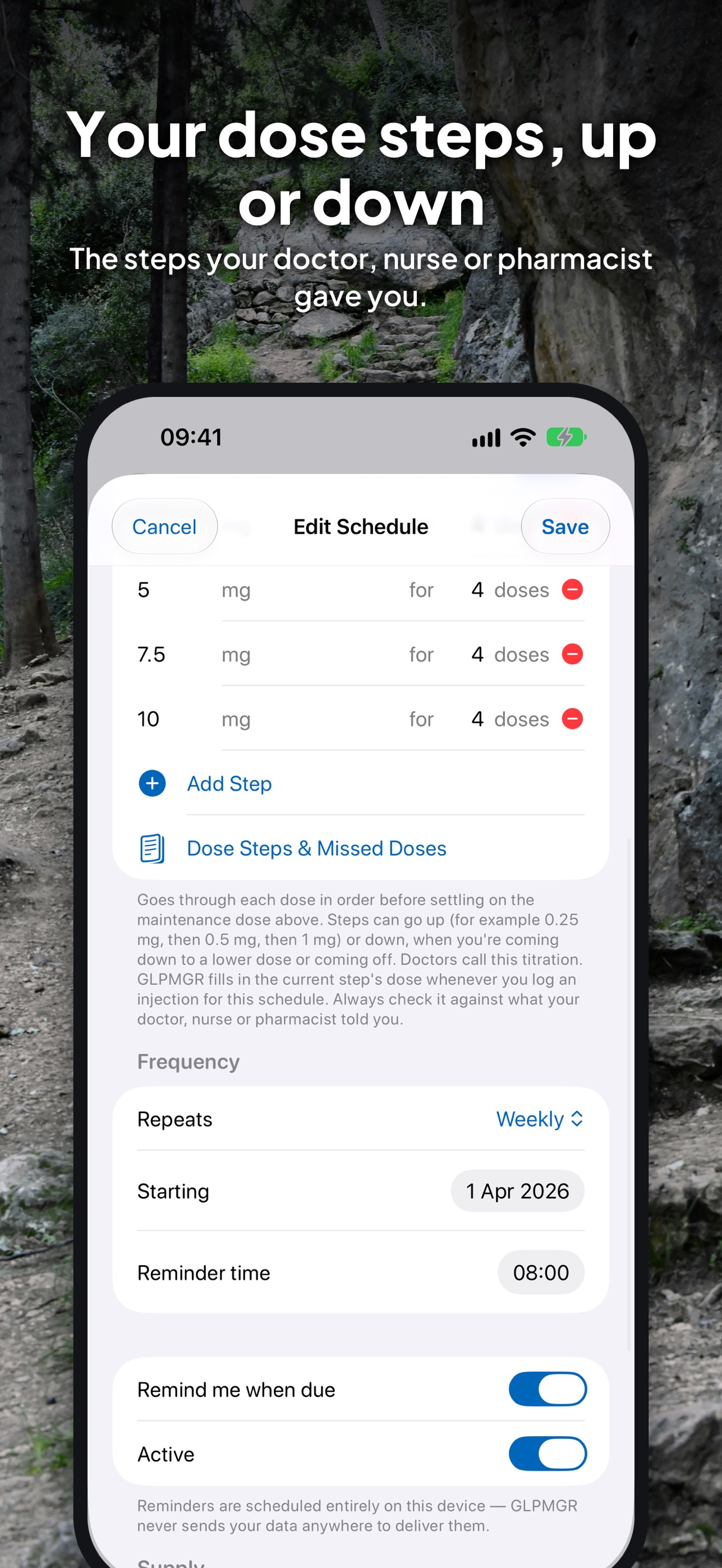 Screenshot 6 of GLPMGR: GLP-1 Tracker