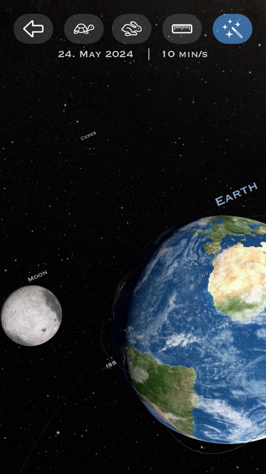 #4. GalacticAR: Space Sim & Quiz (macOS) Podle: Vielfalt Software e.U.