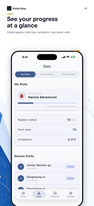 Visited Map: Travel Tracker screenshot 3