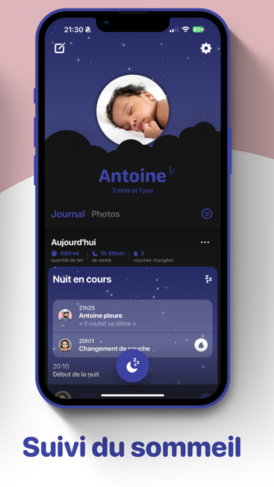 Screenshot #3 pour Aeris - Le journal de bébé