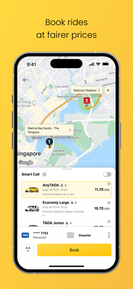 TADA – Ride Hailing screenshot 3