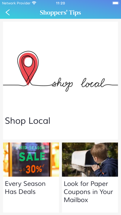 The Shoppers App Screenshot