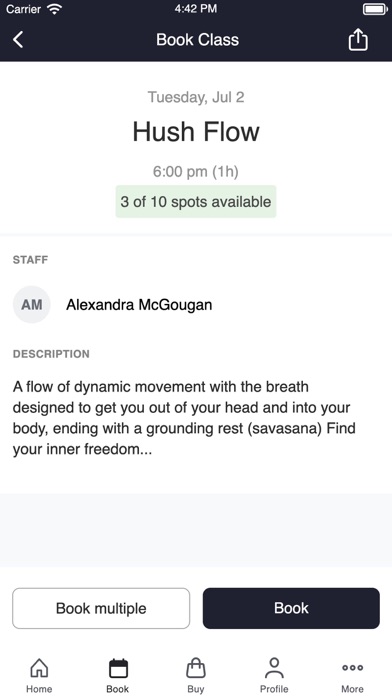 Hush Yoga Limited Screenshot