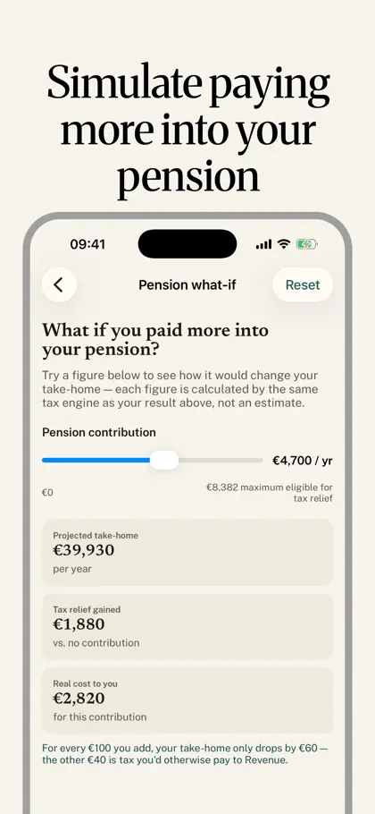 Irish PAYE Tax Calculator screenshot 4 of 5