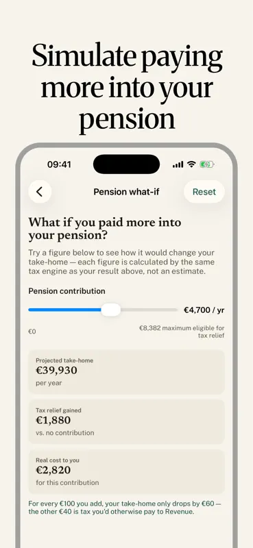Irish PAYE Tax Calculator screenshot 4 of 5