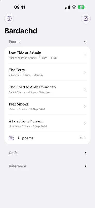 Bàrdachd: Poetry & Rhyme screenshot 7 of 9