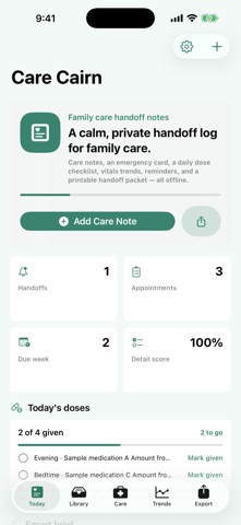 Care Cairn screenshot 1