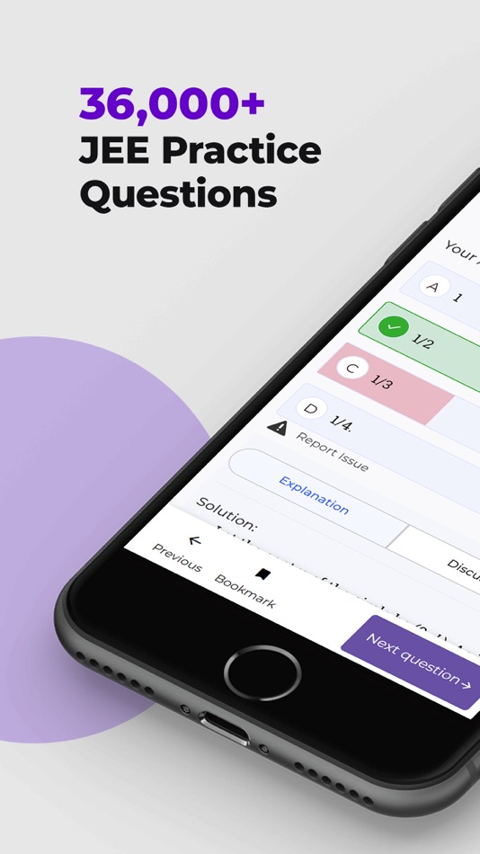 #1. JEE Exam Prep App by Achieve (iOS) 由: MCQdb LLC
