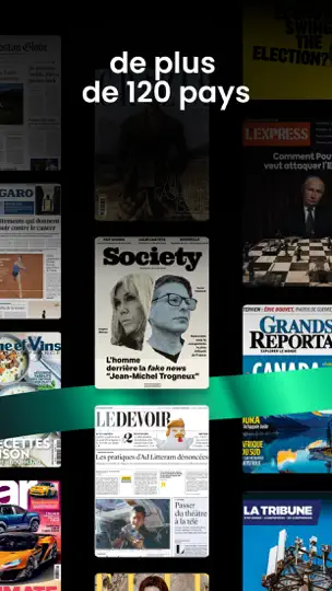 Capture d'écran de PressReader : Info & Magazines sur iPhone 3