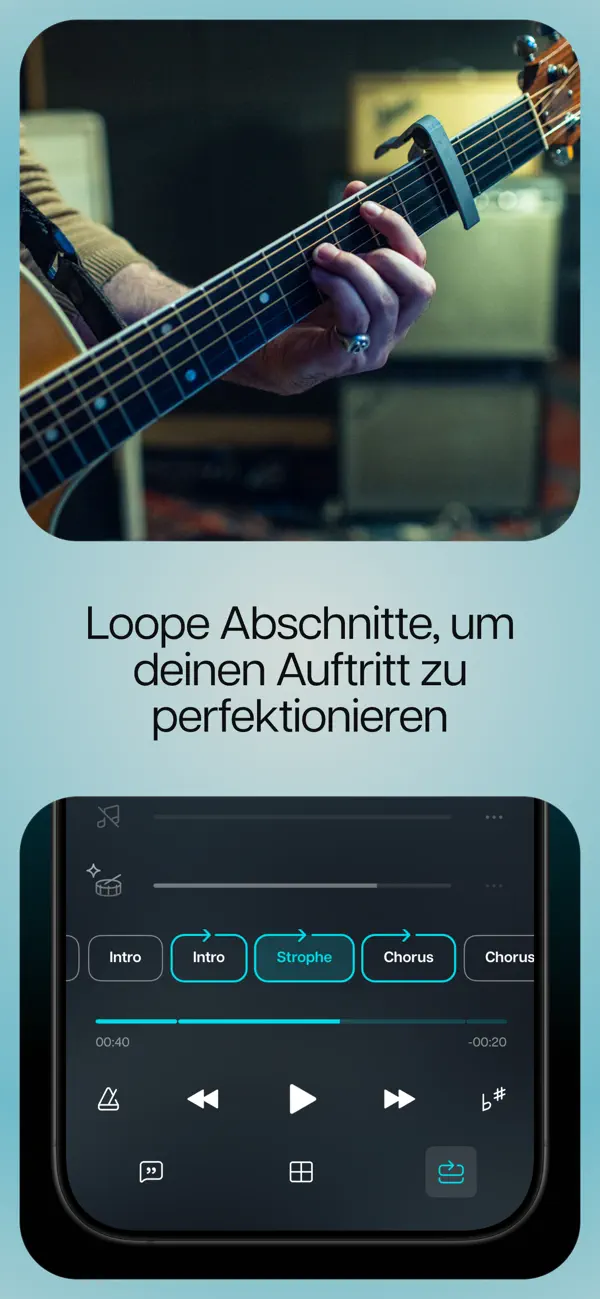 Moises: Die App für Musiker iPhone App Screenshot 9 – Musik