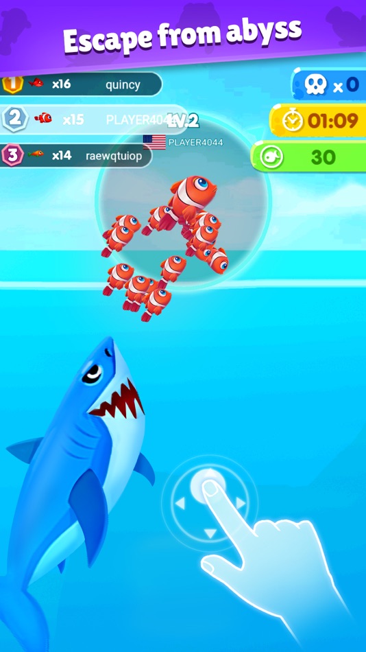 #4. Fish Go.io 2 (iOS) By: Mars Game (HongKong) Network Technology Co., Limited