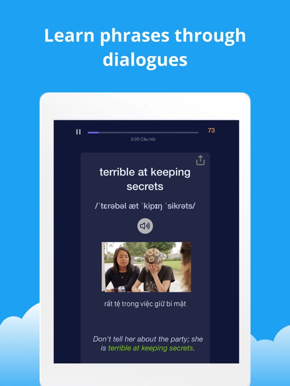 eJOY Learn English Videos iPad screenshot 2 - Education app