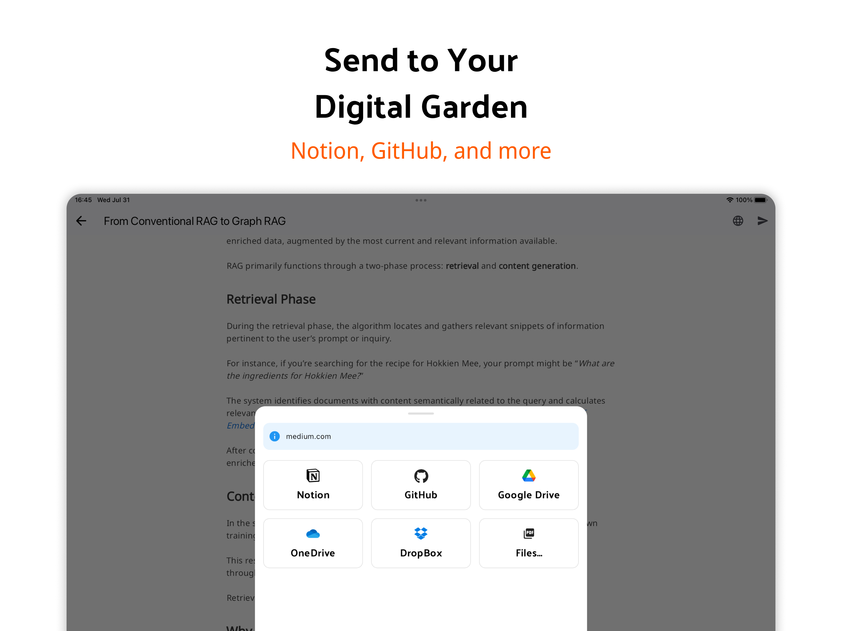 FlowFerry - Save Web Content