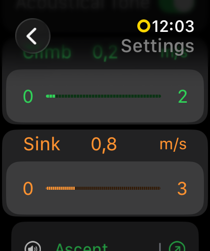 eVario - Variometer Pro-W screenshot 8