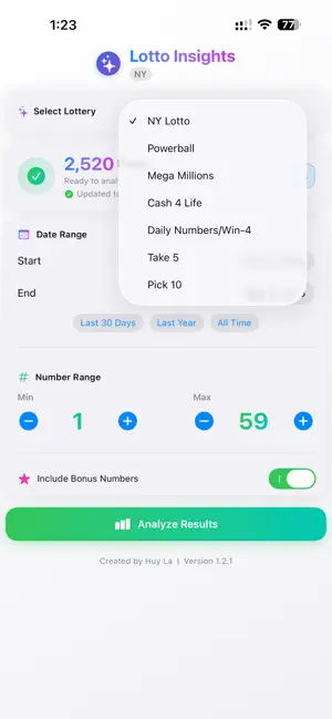 Lotto Insights - NY screenshot 2