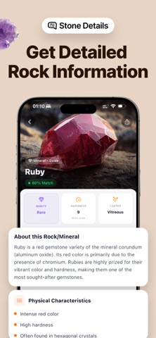 Rock & Crystal Identifier AI screenshot