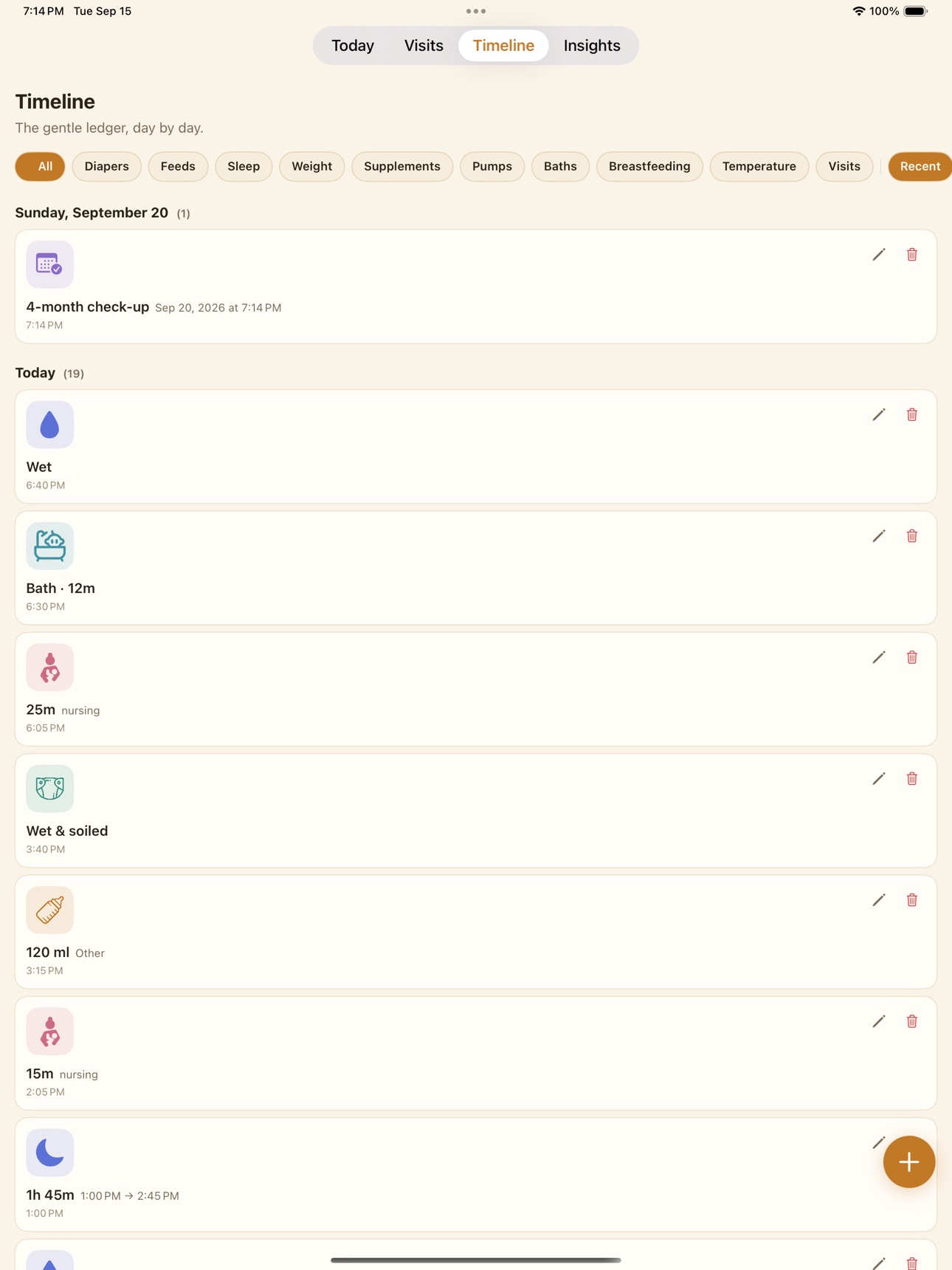 Screenshot 12 of Vatsalya OnDevice Baby Tracker