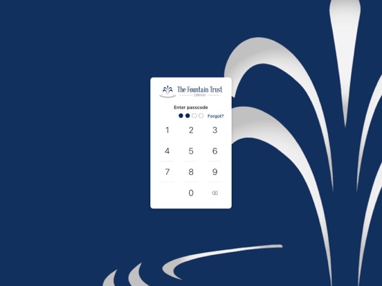 Fountain Trust Mobile iPad screenshot 2 - Finance app