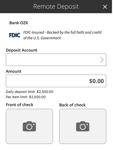 Bank OZK Mobile Banking iPad screenshot 3
