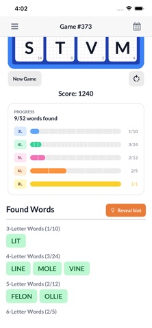 WordHunt.io Screenshot 2 of 6
