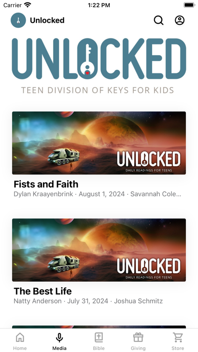 Unlocked - Teen Devotional Screenshot