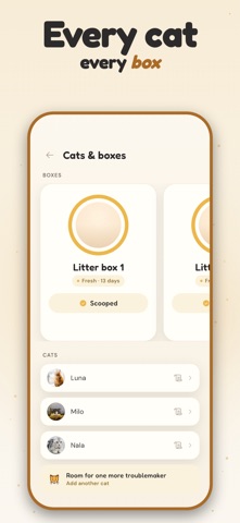 CatLitter: Litter Box Reminder iPhone screenshot