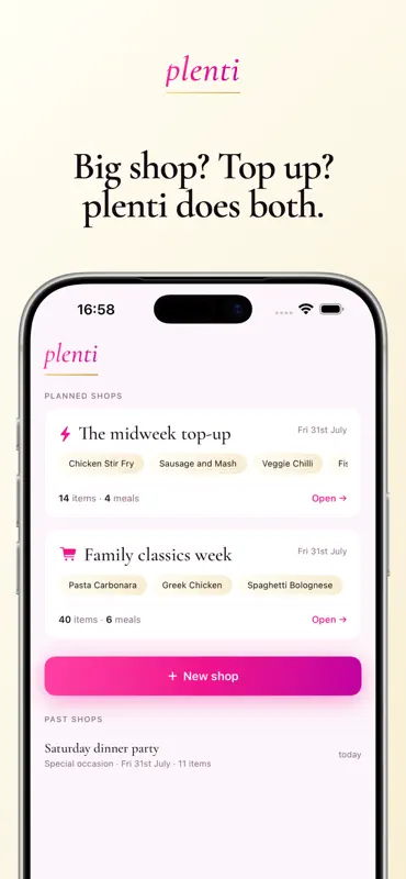 plenti | Your AI shopping list screenshot 4 of 5