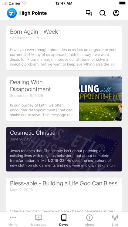 High Pointe Church Thompson CT