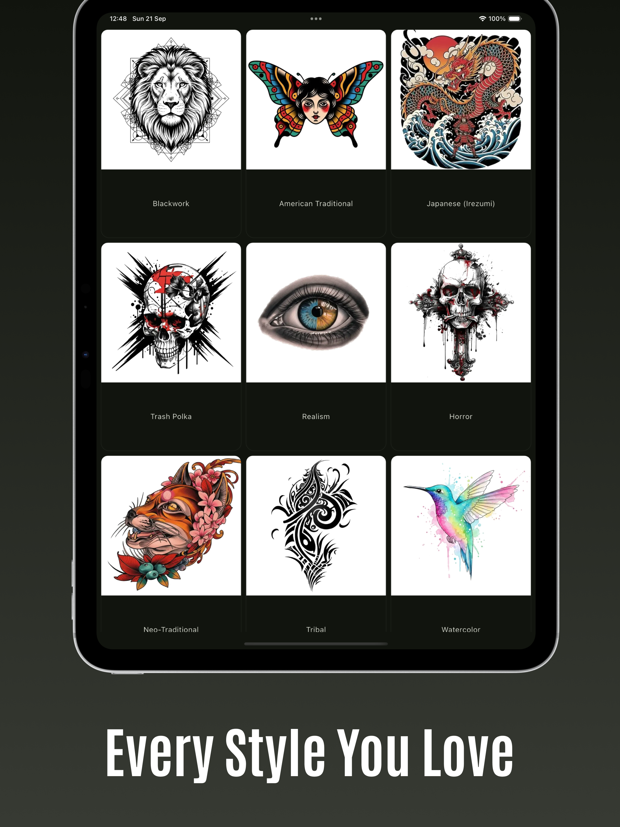 Inked: Tattoo & Piercing AI