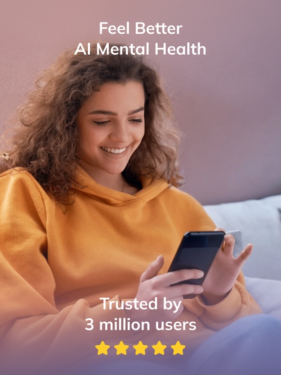 Youper: AI Mental Health iPad app afbeelding 1