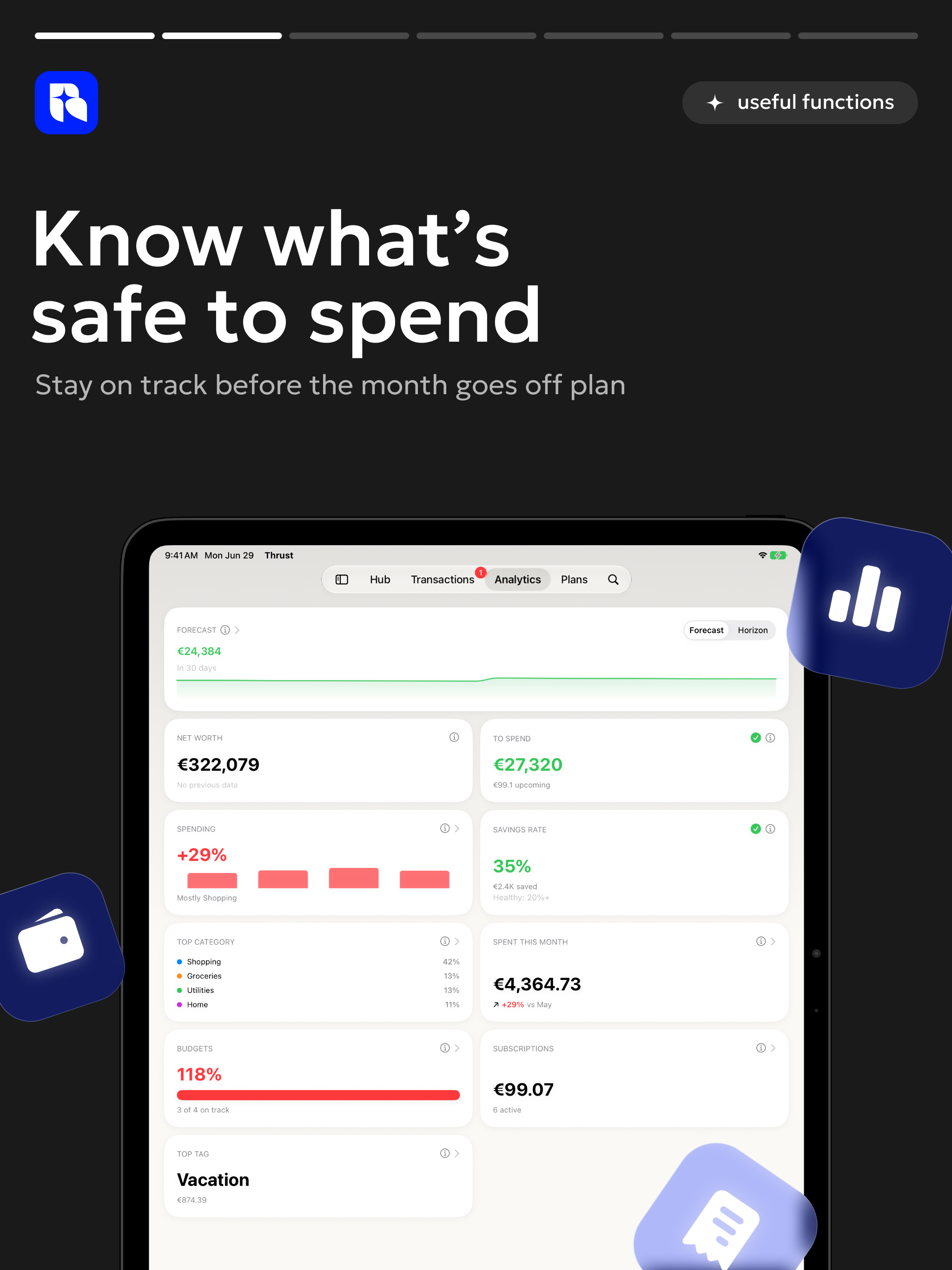 Thrust: Money Manager screenshot 9