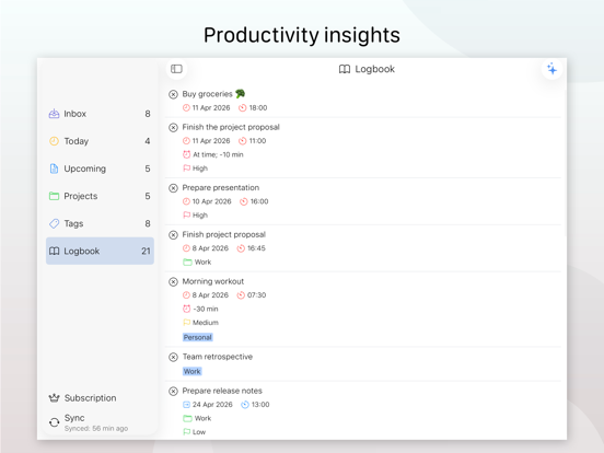 AssistMe: AI To Do List iPad screenshot