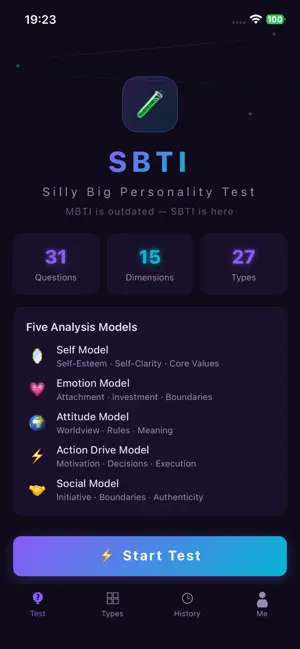 SBTI - MBTI Personality Test screenshot 1