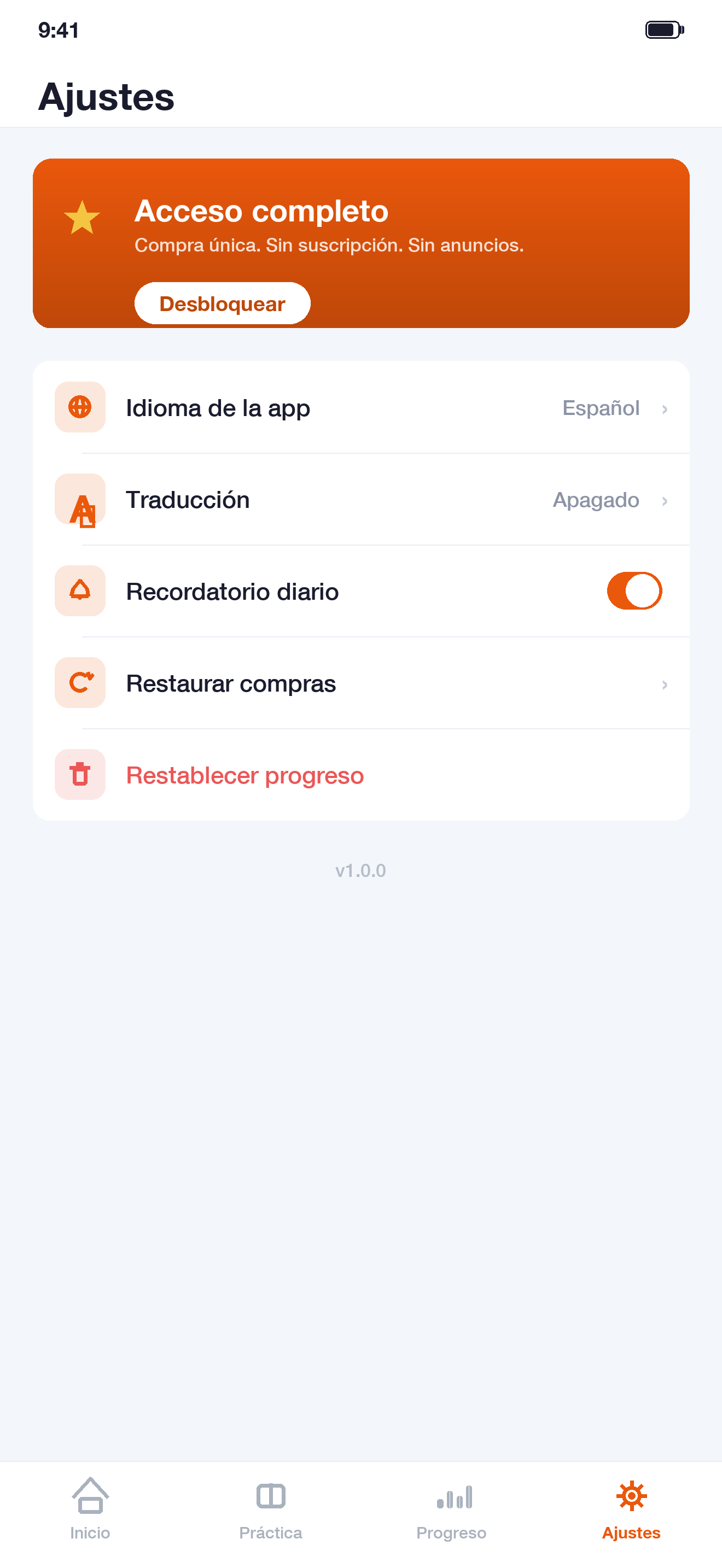 Test Historia España EvAU screenshot 5