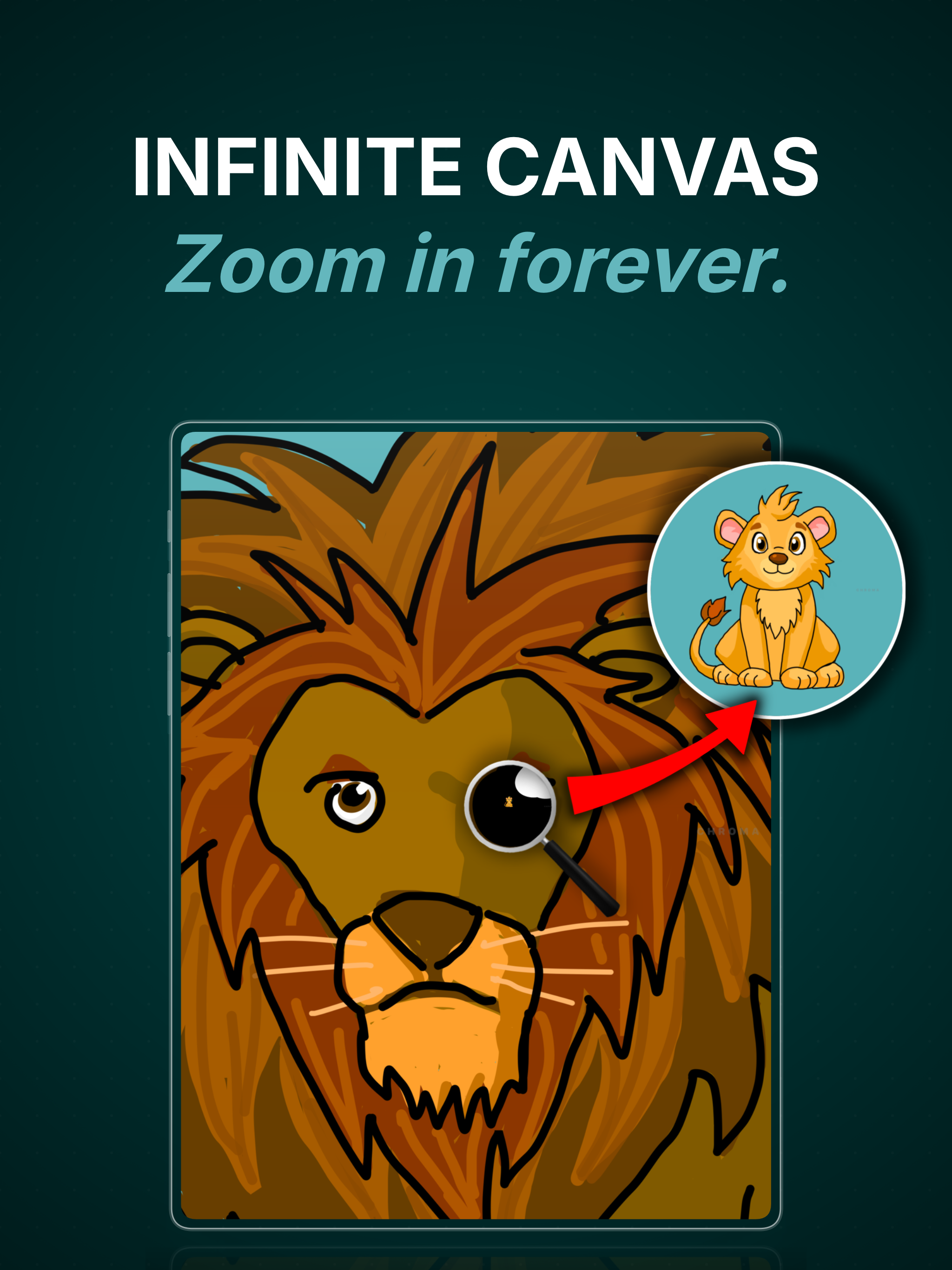 CHROMA : Infinite Zoom Canvas