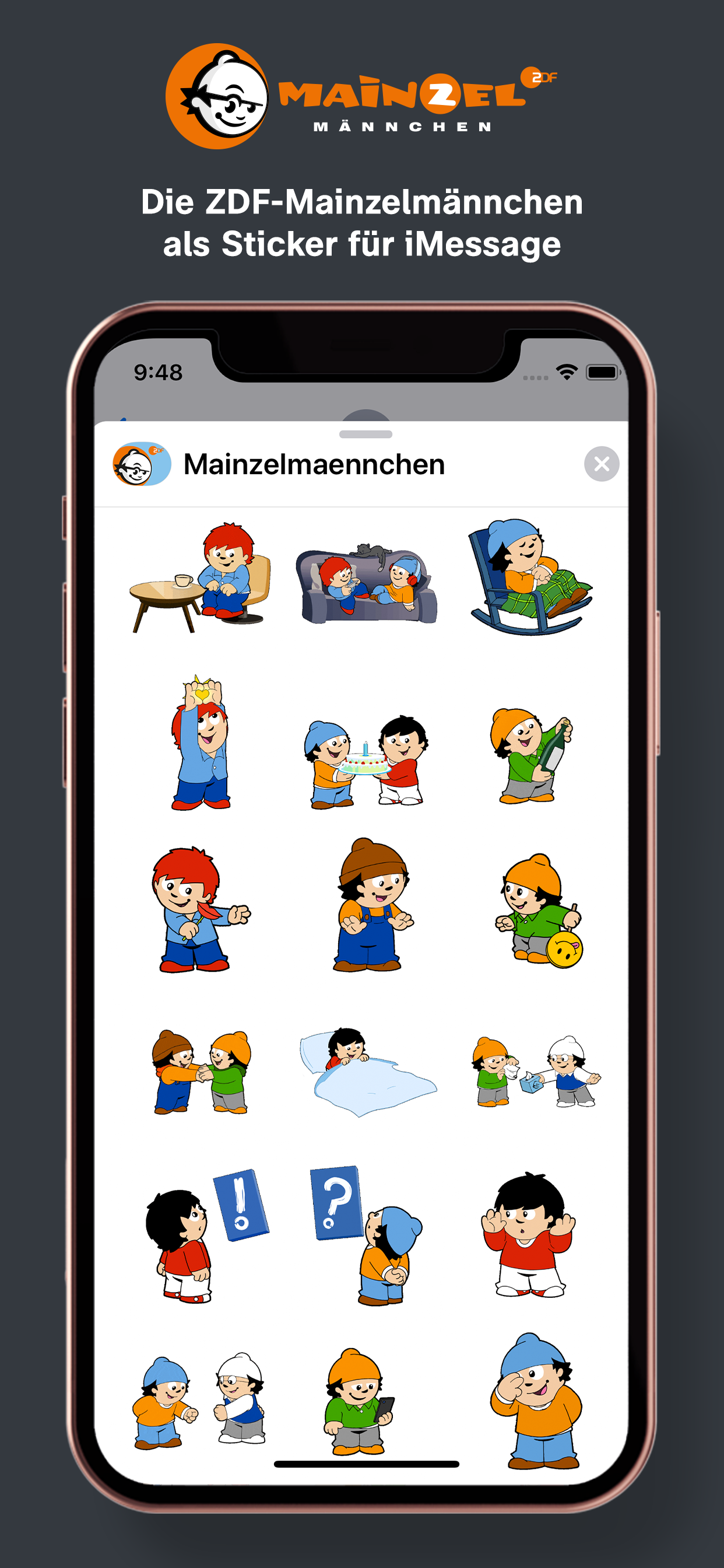 Mainzelmännchen Sticker