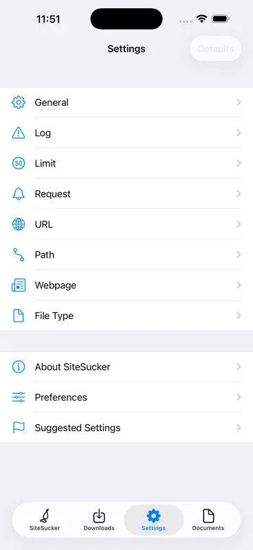 SiteSucker screenshot 3 of 4