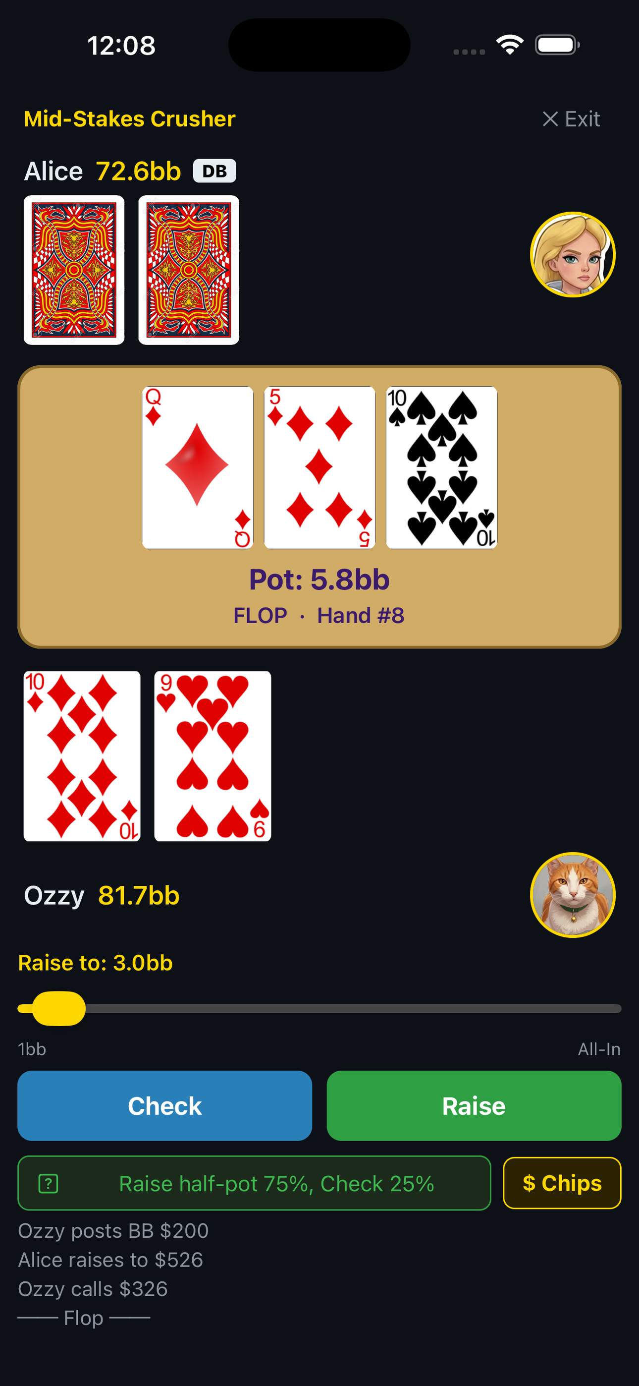 Alice and Friends Learn Poker screenshot 4